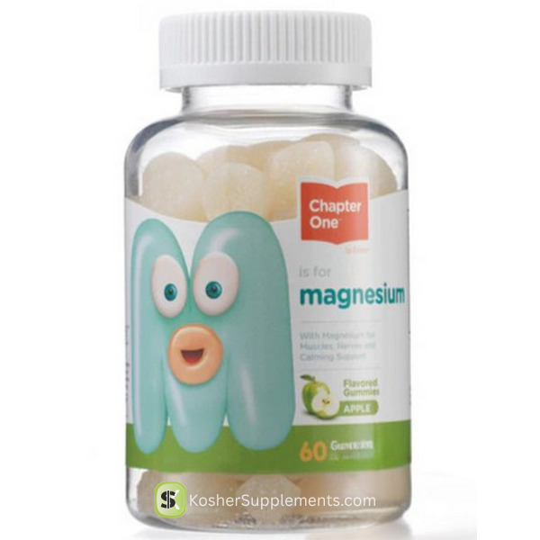 Zahler Chapter One Magnesium Apple Gummies 60 count bottle