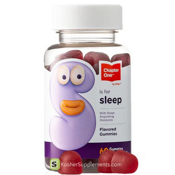 Chapter One by Zahler Sleep Gummies with 2.5 mg melatonin for restful sleep support