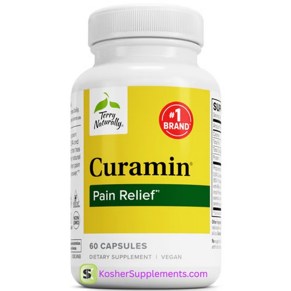 Terry Naturally Curamin Pain Relief 60 Tablets with BCM-95 Curcumin