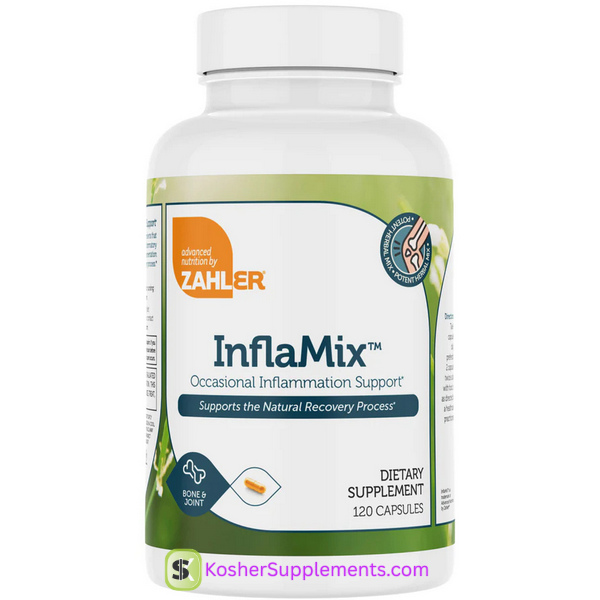 Zahler InflaMix 120 Capsules Kosher Inflammation Support Supplement