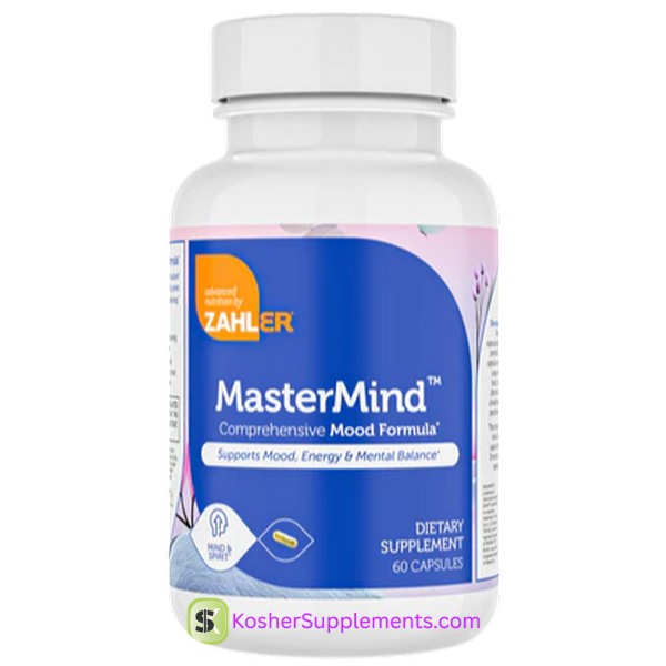 Zahler MasterMind 60 Capsules brain and cognitive support supplement