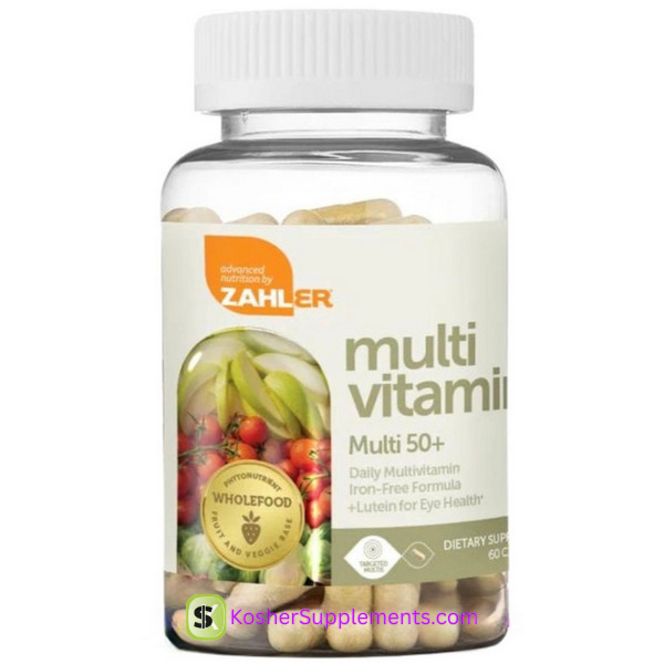 Zahler Multivitamin 50+ | Kosher Vitamins for Adults