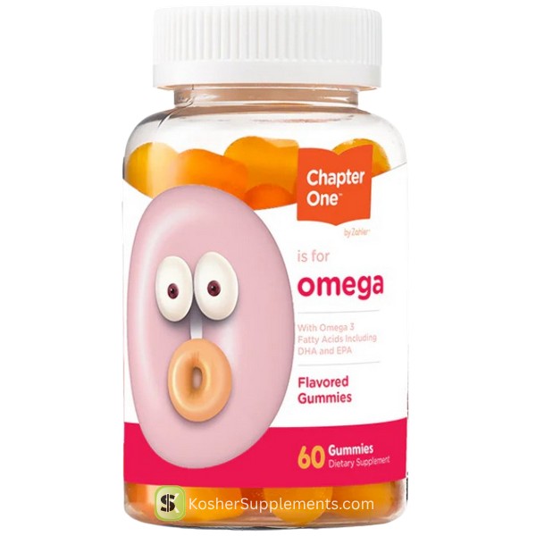 Chapter One by Zahler Omega Flavored 60 Gummies for Kids