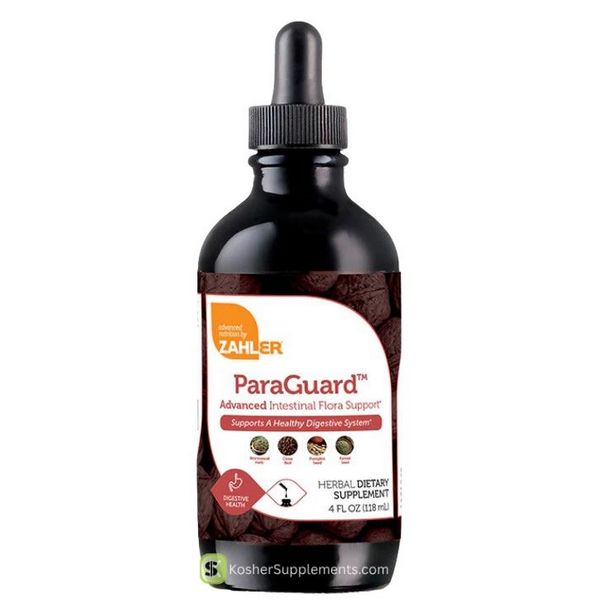Zahler ParaGuard Liquid 4 oz kosher digestive support supplement