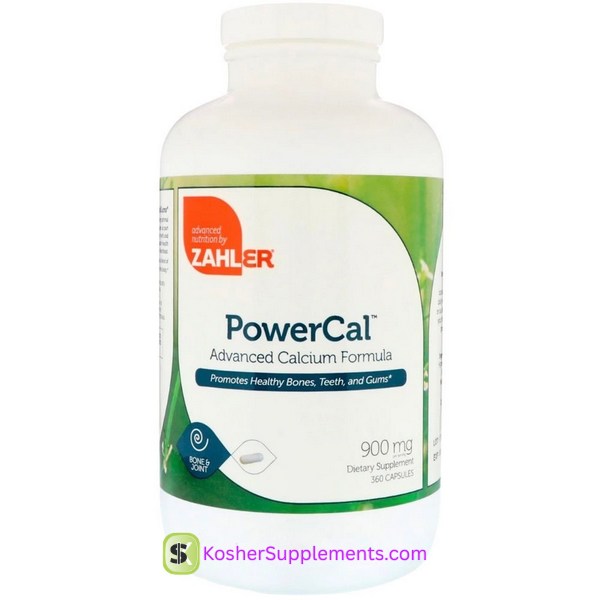 Zahler PowerCal 360 Capsules Kosher Bone Health Supplement
