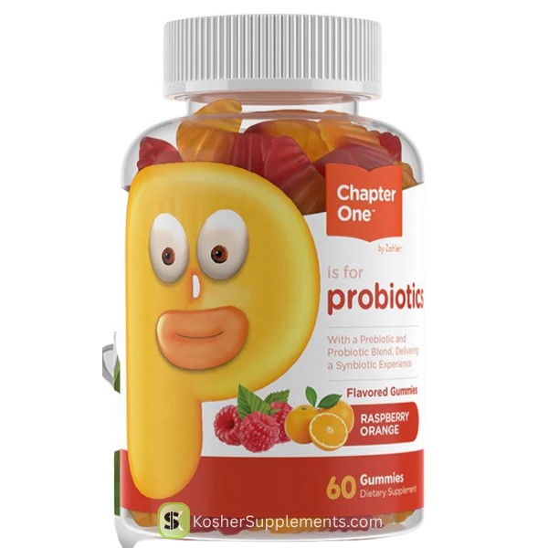 Zahler Chapter One Probiotics Gummies 60 Kosher Probiotic Supplement