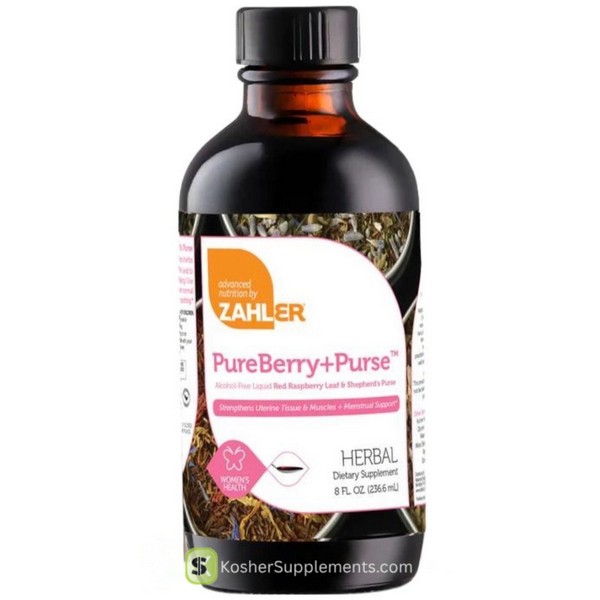Zahler PureBerry + Purse 8 oz Organic Herbal Women’s Supplement