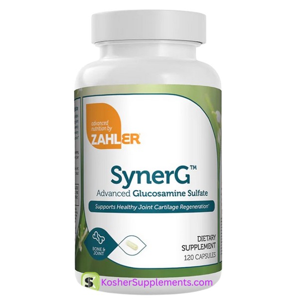 Zahler SynerG 120 Capsules advanced joint support kosher supplement