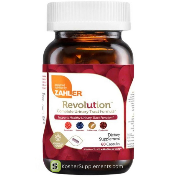 Zahler Revolution 60 Capsules Kosher Urinary Tract Support Supplement