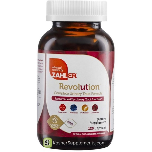 Zahler Revolution 120 Capsules Kosher Urinary Tract Support Supplement
