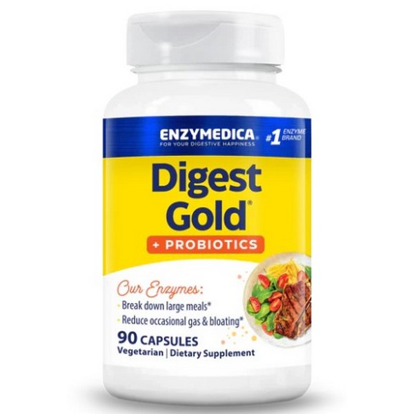 Enzymedica Digest Gold + Probiotics 90 Capsules digestive enzyme supplement