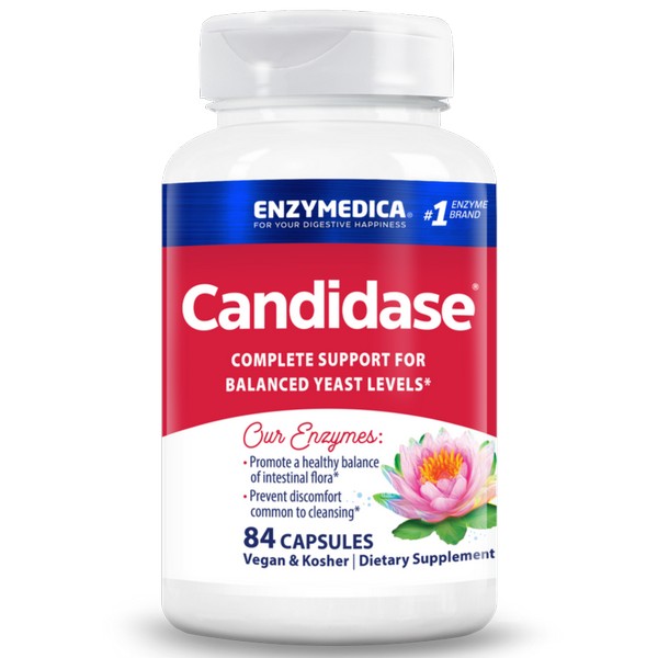 Enzymedica Candidase 84 Capsules Digestive Enzyme Supplement