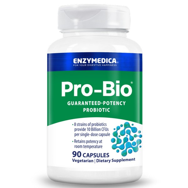 Enzymedica Pro-Bio 90 Capsules Kosher Probiotic Supplement