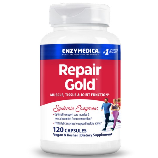 Enzymedica Repair Gold 120 Capsules Systemic Enzyme Formula