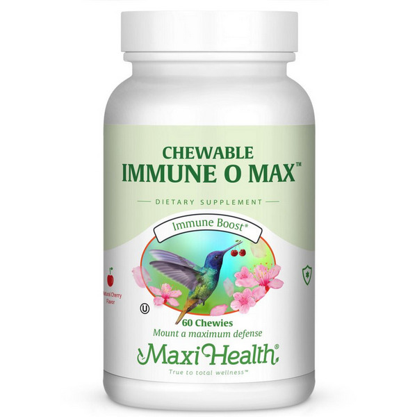 Maxi Health Chewable Immune O Max 60 Chewies Kosher Immune Support