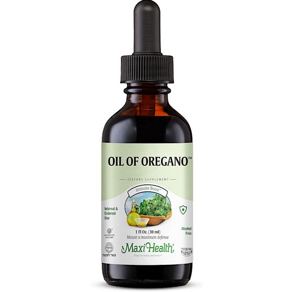 Maxi Health Oil of Oregano 1 oz Kosher Immune Support Liquid