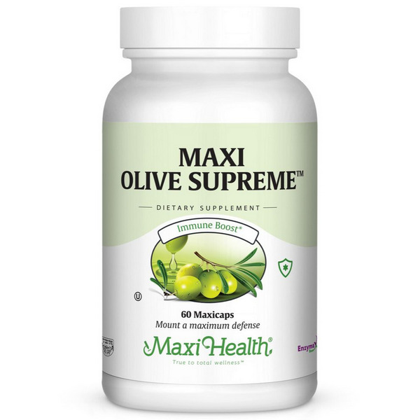 Maxi Health Maxi Olive Supreme 60 Capsules Kosher Olive Leaf Herbal Supplement