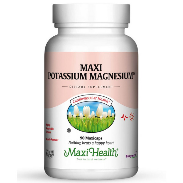 Maxi Health Maxi Potassium Magnesium 90 Capsules - Kosher Supplement