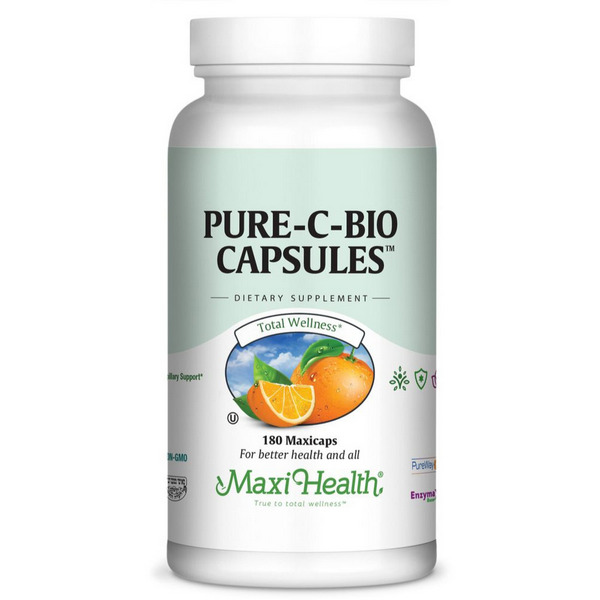 Maxi Health Pure C Bio Capsules 180 chlorophyll coated capsules