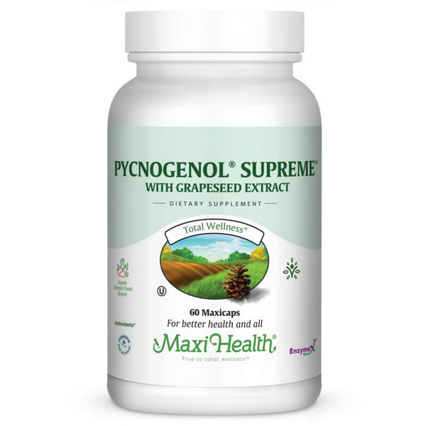Maxi Health Pycnogenol Supreme 60 capsules with grape seed extract
