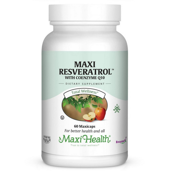 Maxi Health Maxi Resveratrol with CoQ10 60 Capsules