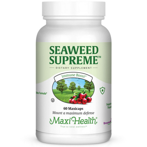 Maxi Health Seaweed Supreme 60 Capsules iodine seaweed supplement