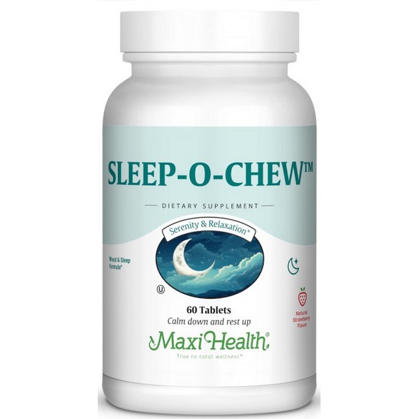 Maxi Health Sleep-O-Chew 60 Tablets sleep support supplement