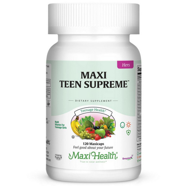 Maxi Health Maxi Teen Supreme Hers 120 Capsules teen multivitamin