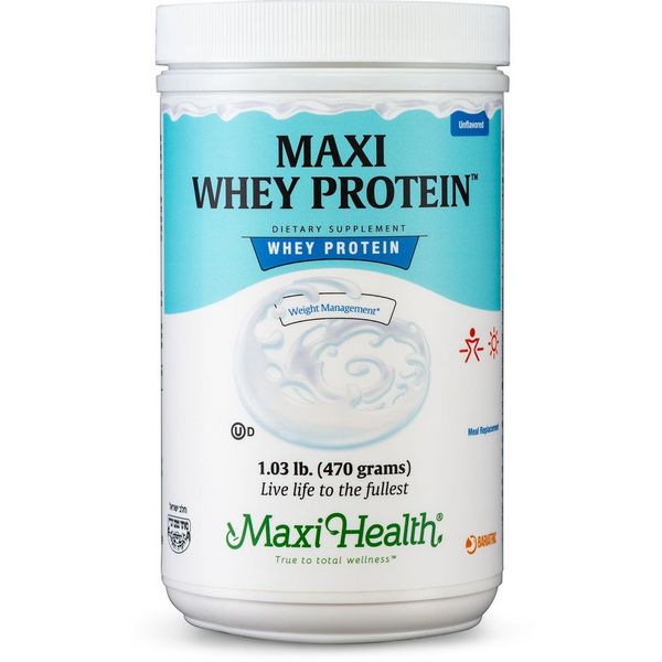 Maxi Whey Protein 1.03 lb unflavored whey protein powder