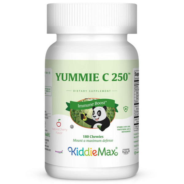 Maxi Health Yummie C 250 Cherry Flavor Vitamin C 180 Chewable Tablets