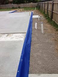 Physical termite barrier on new construction slab