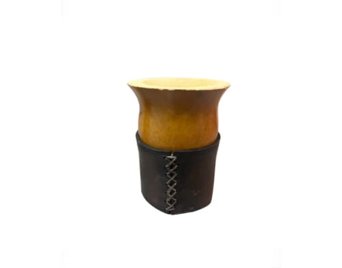 MATE CRIOLLO BASE DE CUERO