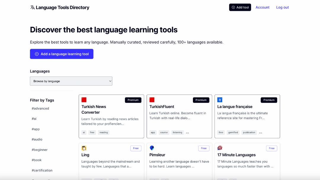 Language As Tools Of Control Language Tools Directory - directoryHunt