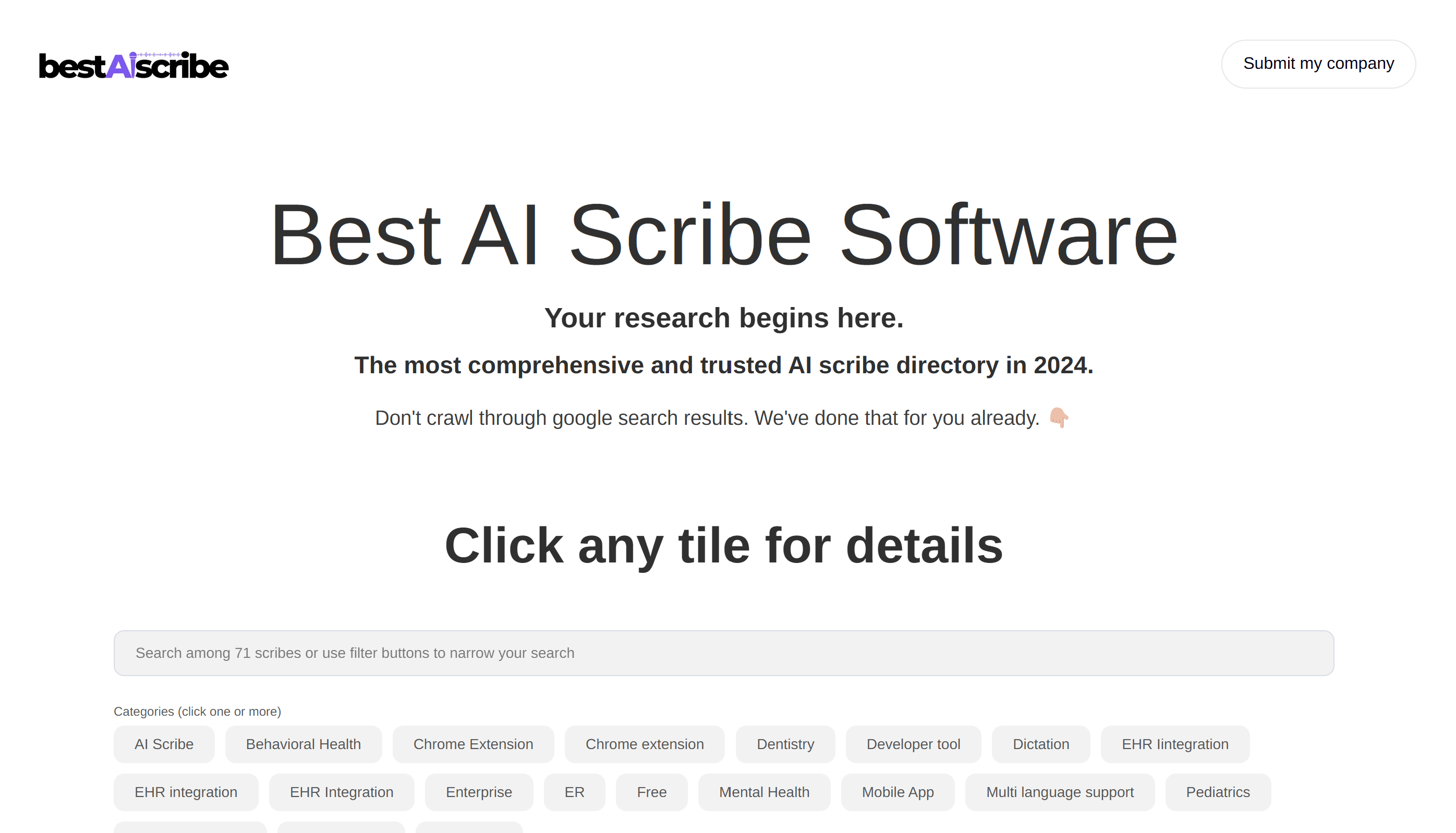 Best AI Scribe - directoryHunt