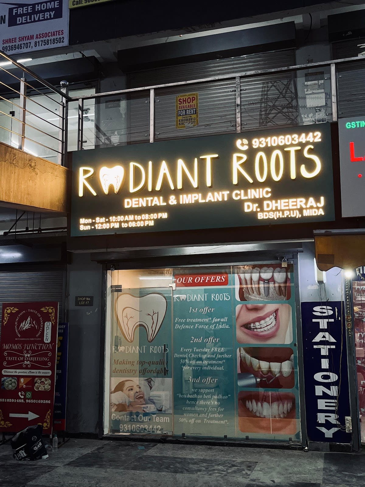 Radiant Roots Dental And Implant Clinic |Dentist In Techzone 4| Root Canal Treatment (RCT)| Extraction|