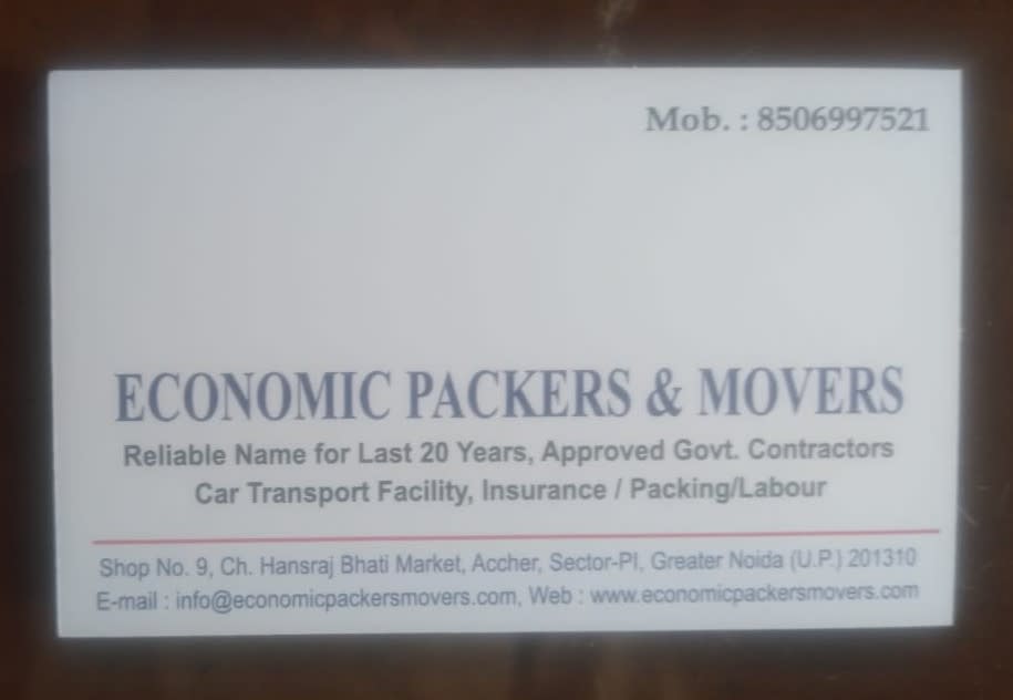 Economic Packers And Movers thumbnail 2