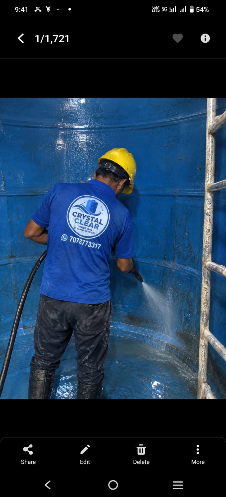 Crystal Clear Water Tank Cleaning Services photo 4
