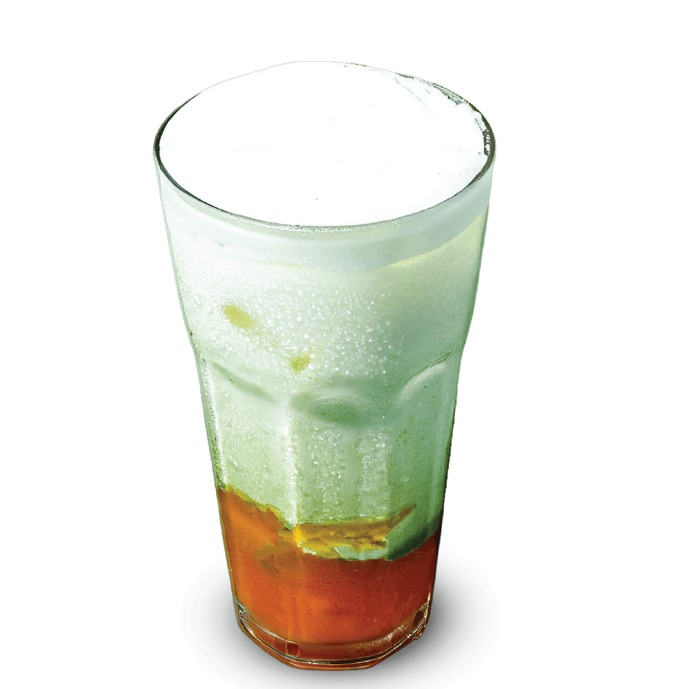 Iced Fruit Matcha (Mango or Strawberry)