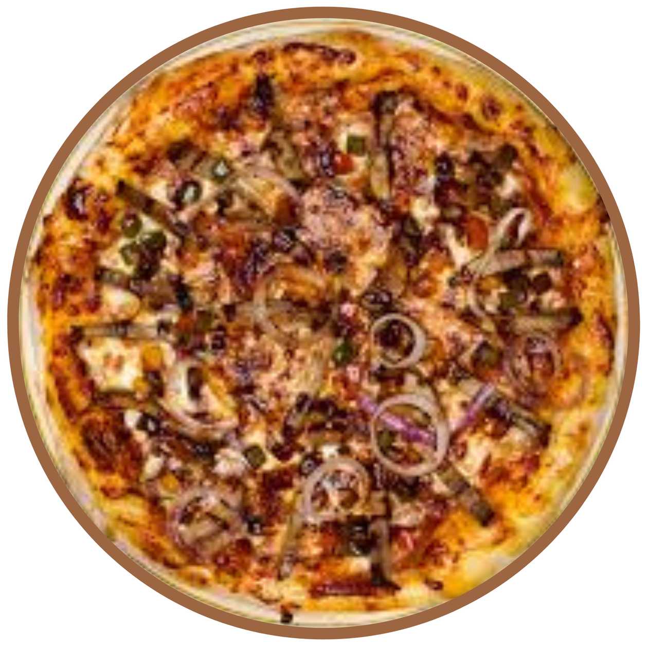 BBQ Beef Pizza at Caramel Caffè Parklands