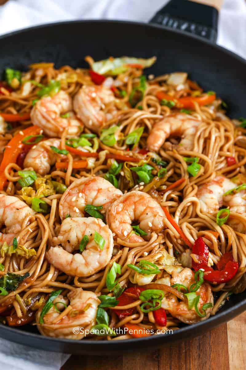 Shrimps Lo Mein