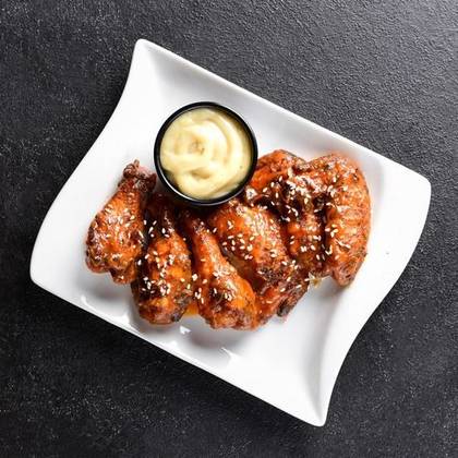 Buffalo Wings at Drip Burgers Karen