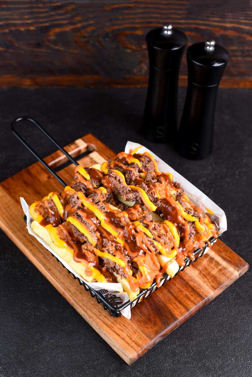 Combo Loaded Fries at Drip Burgers Karen