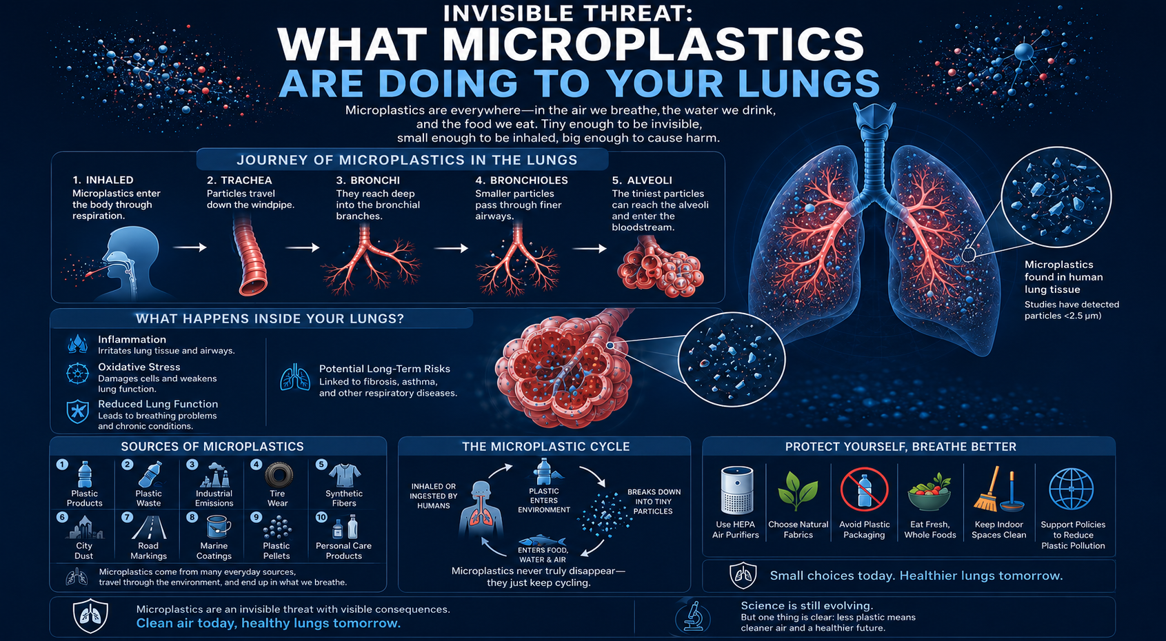 Invisible Threat: What Microplastics Are Doing to Your Lungs