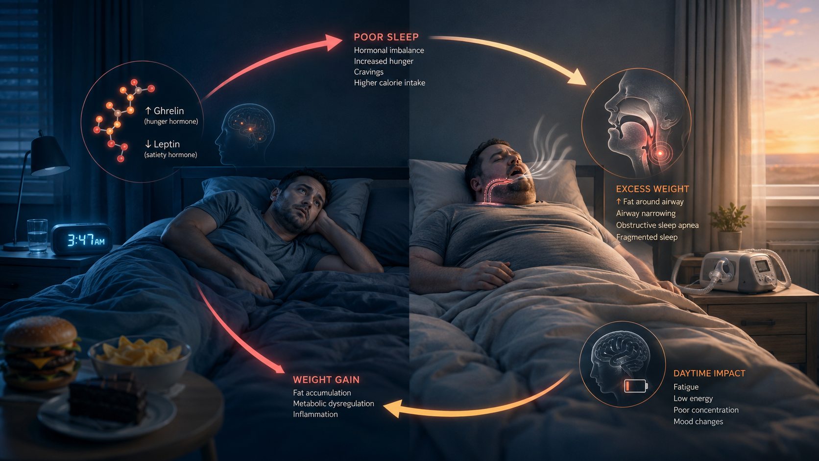 Sleep & Obesity: The Vicious Cycle