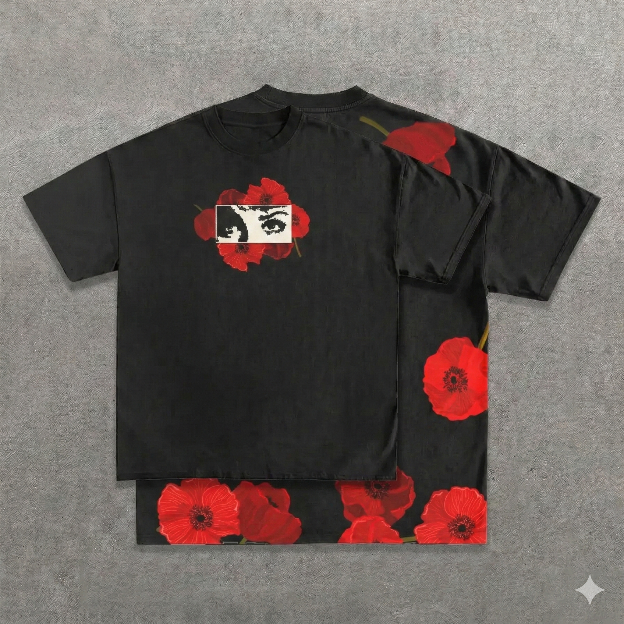 SCARLET BLOOM TEE