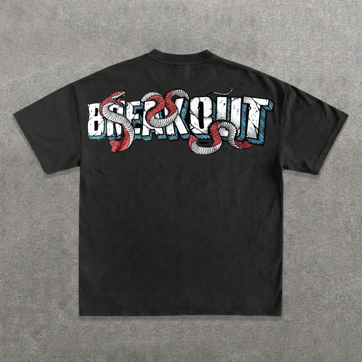 Deez Prints BREAKOUT TEE detail view — graphic