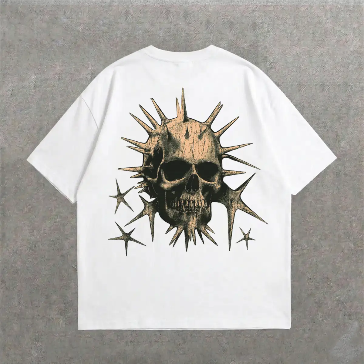 Deez Prints MERC WITH A MOUTH DRP SHLDR detail view — drop shoulder