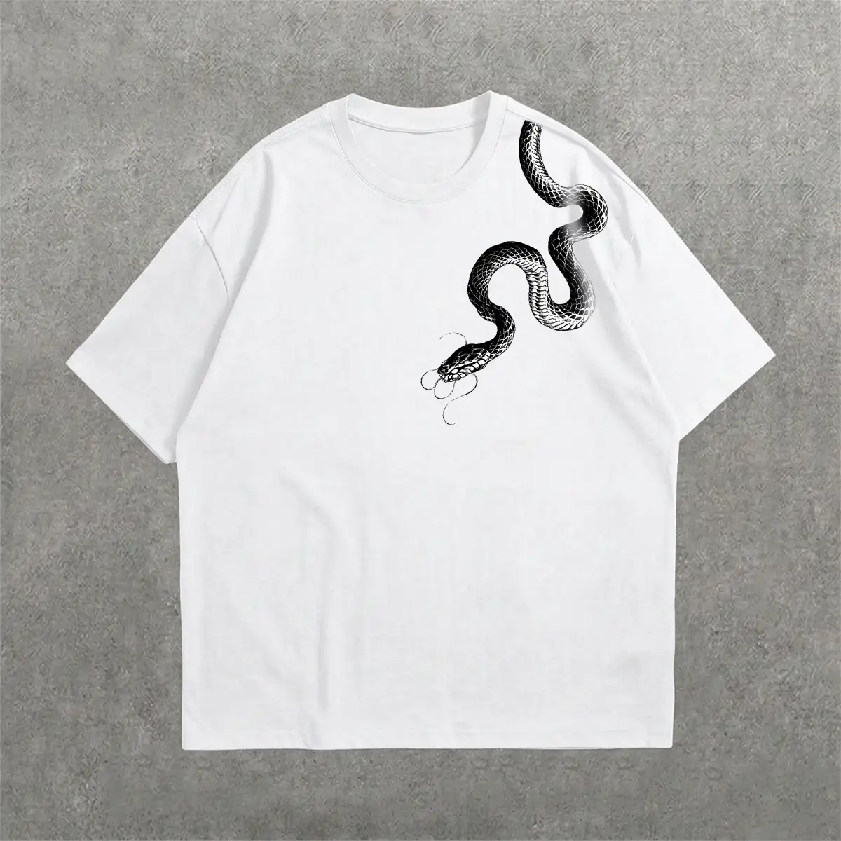 Deez Prints SNAKE DRP SHLDR — drop shoulder