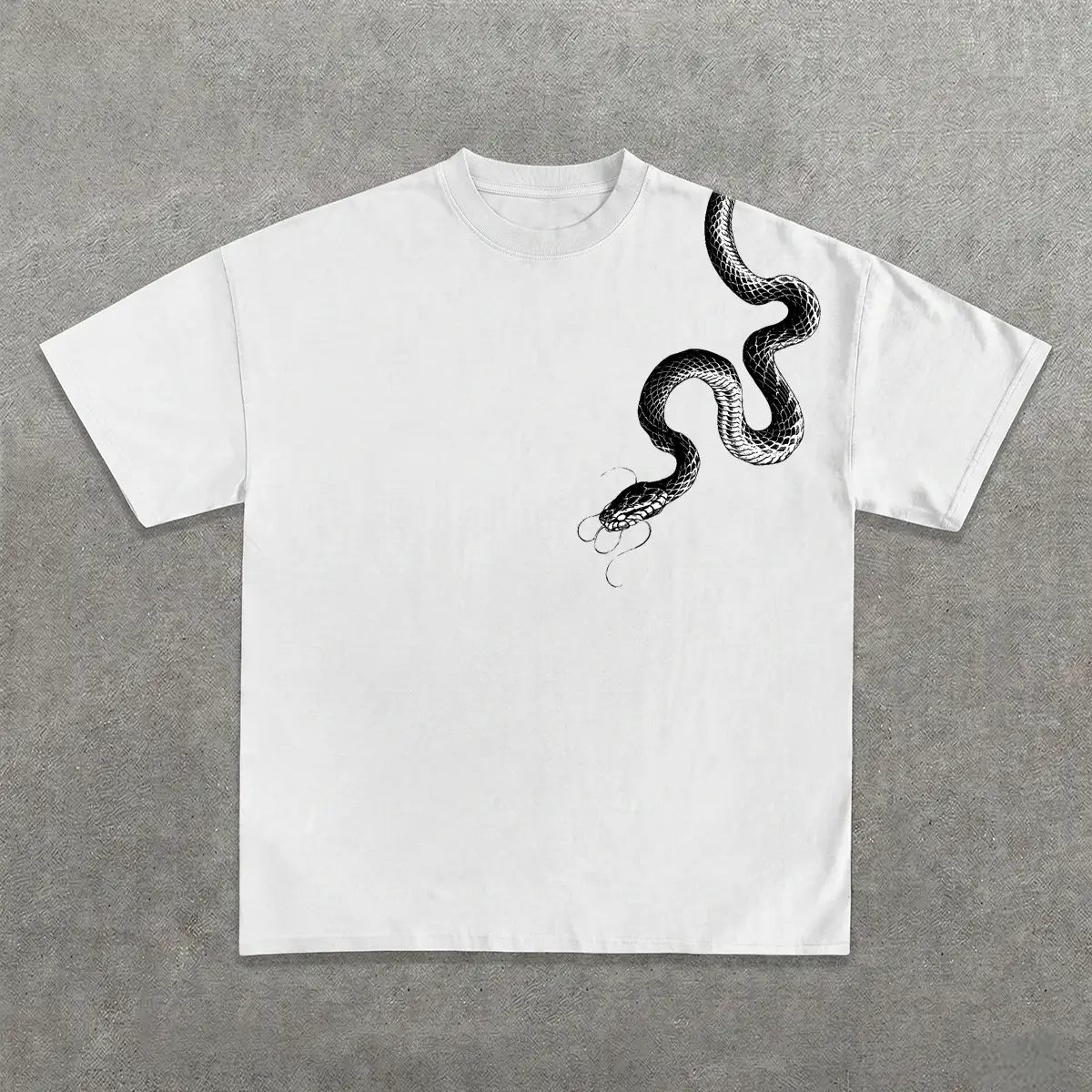 Deez Prints SNAKE TEE detail view — regular