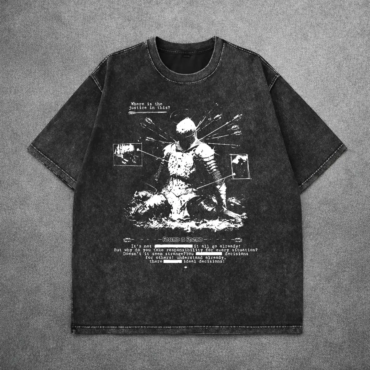 Deez Prints BATMAN KNIGHTFALL ACID WASH — acid wash